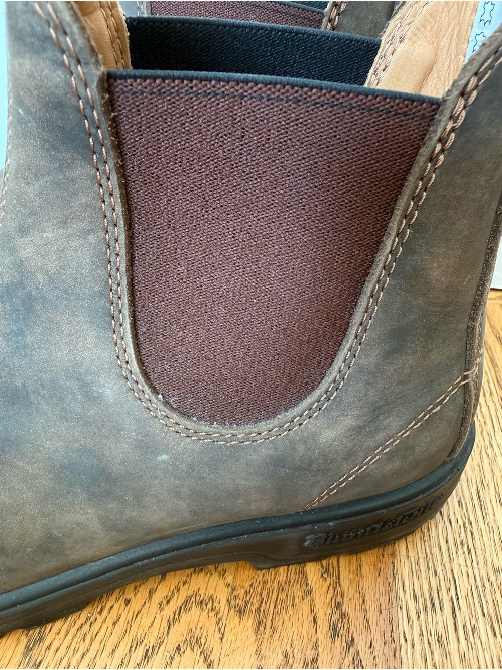 Blundstone 585 Classic Chelsea Boots Mens 10 US Rustic Brown AUS 9 - Picture 10 of 16